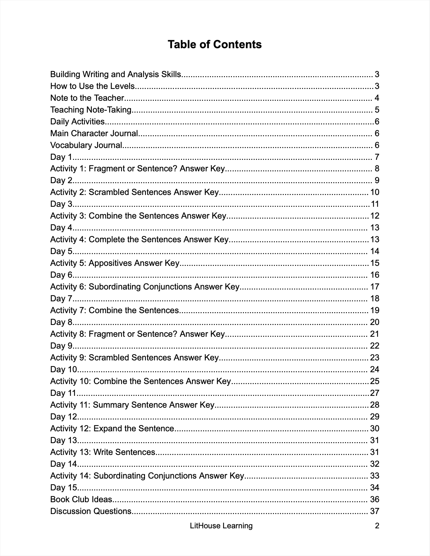 The Very, Very Far North Novel Study