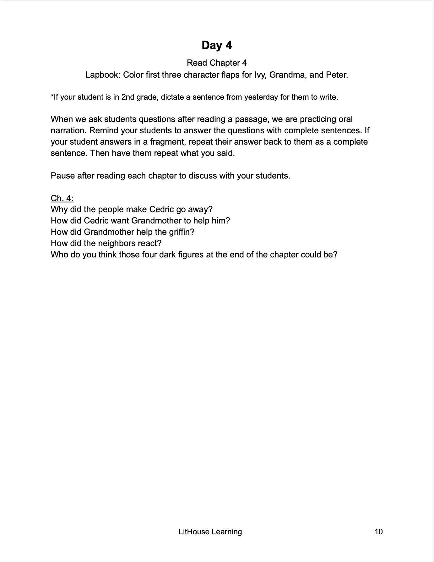 Ivy Novel Study