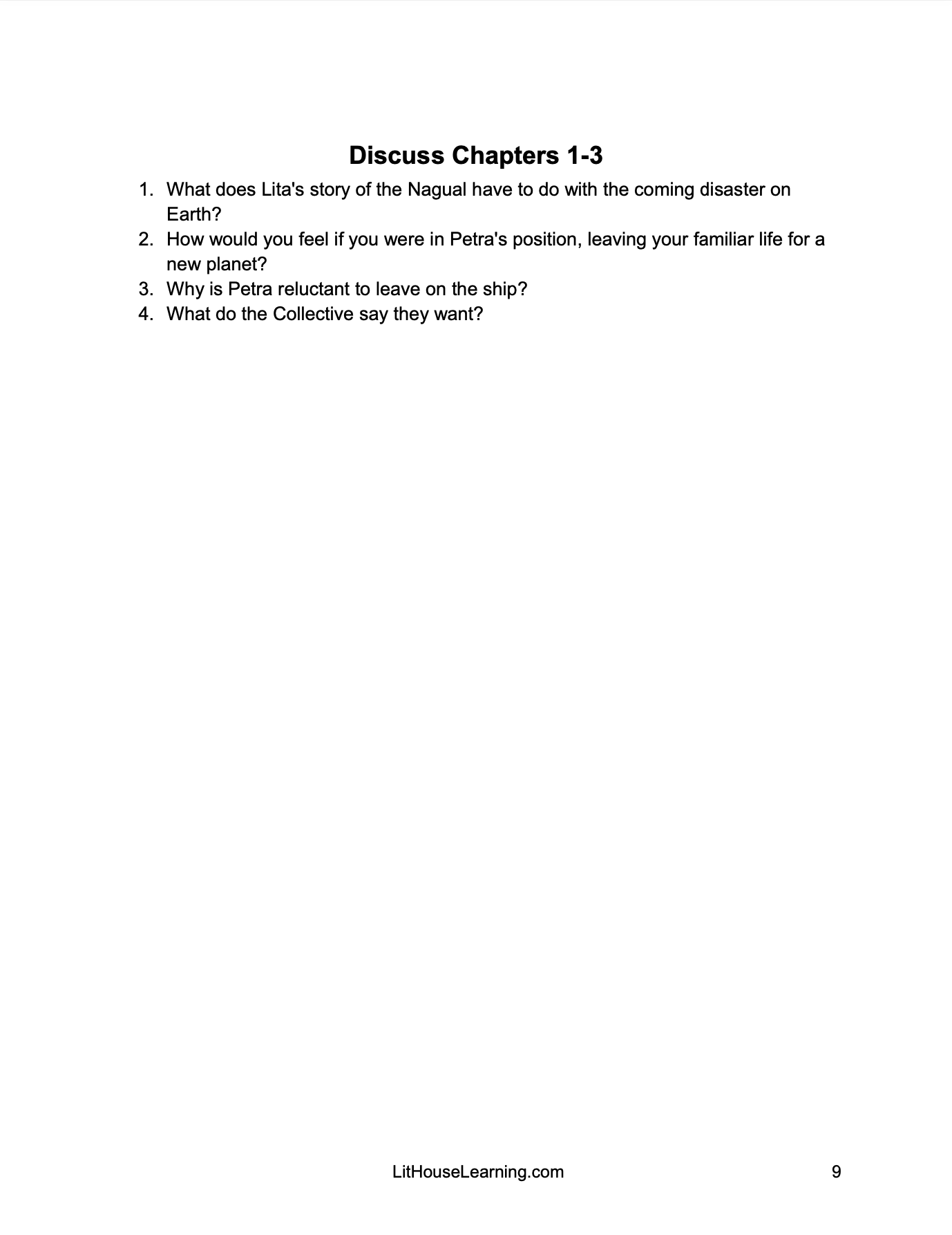 The Last Cuentista Novel Study