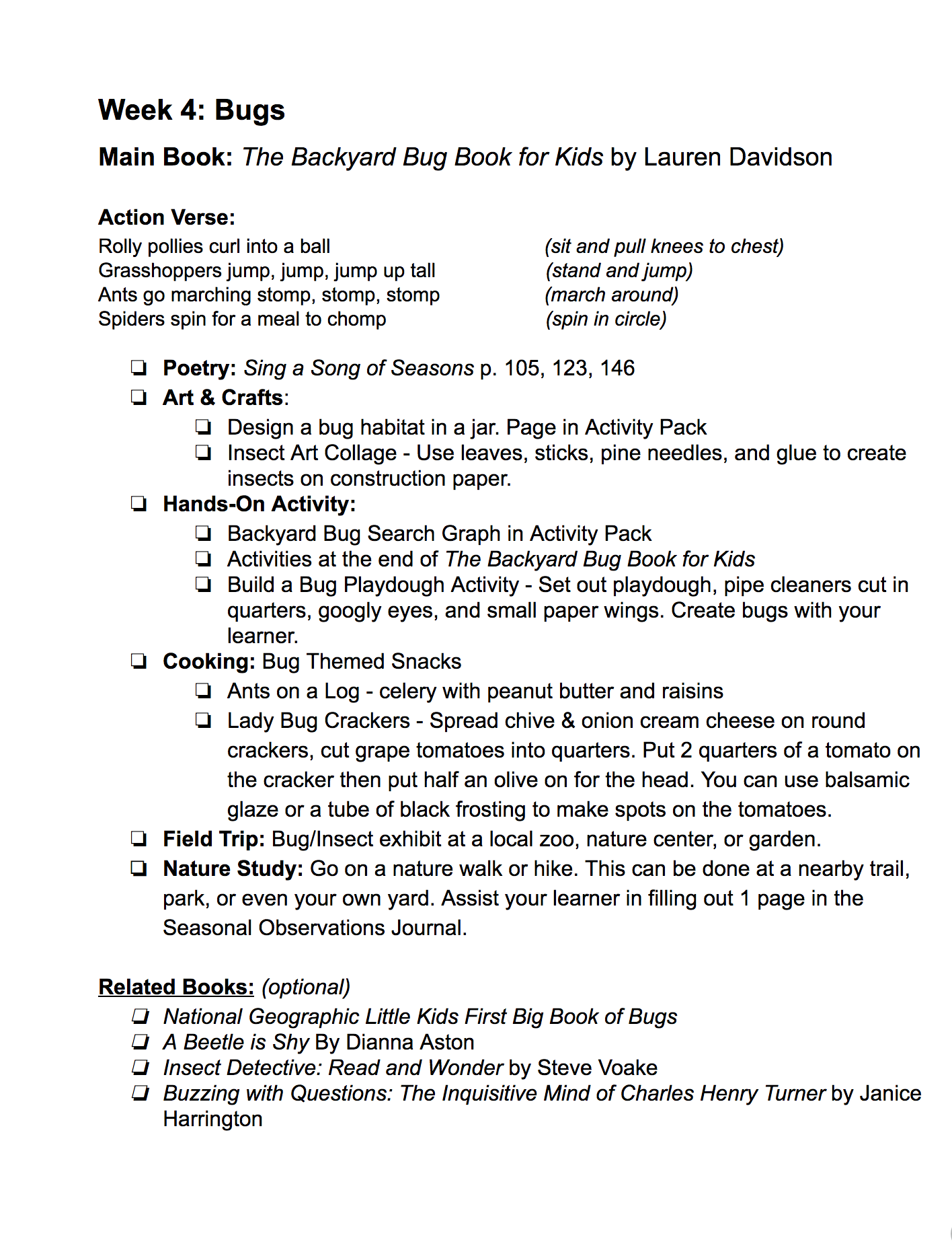 Rhythms of the Year Preschool Curriculum