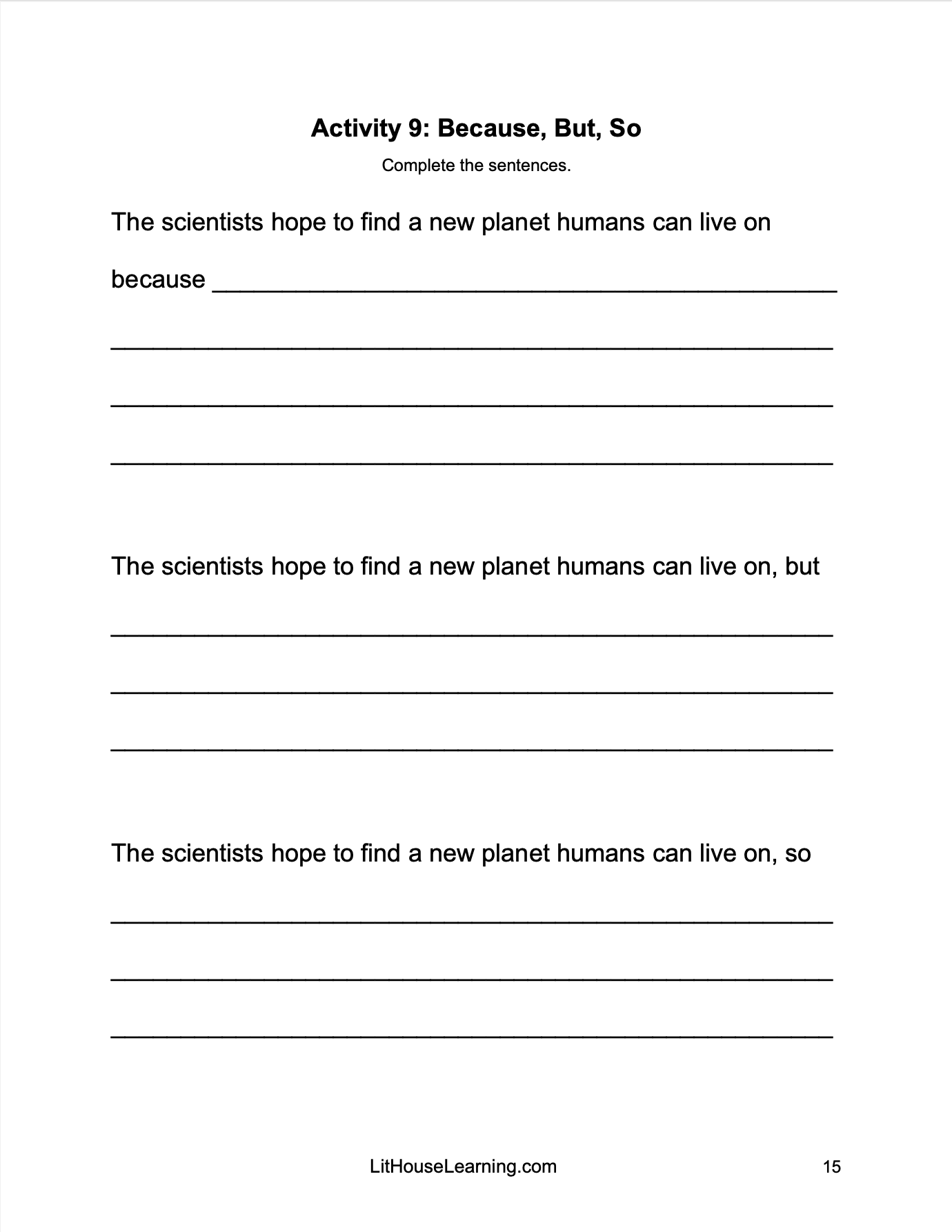 George's Secret Key to the Universe Novel Study