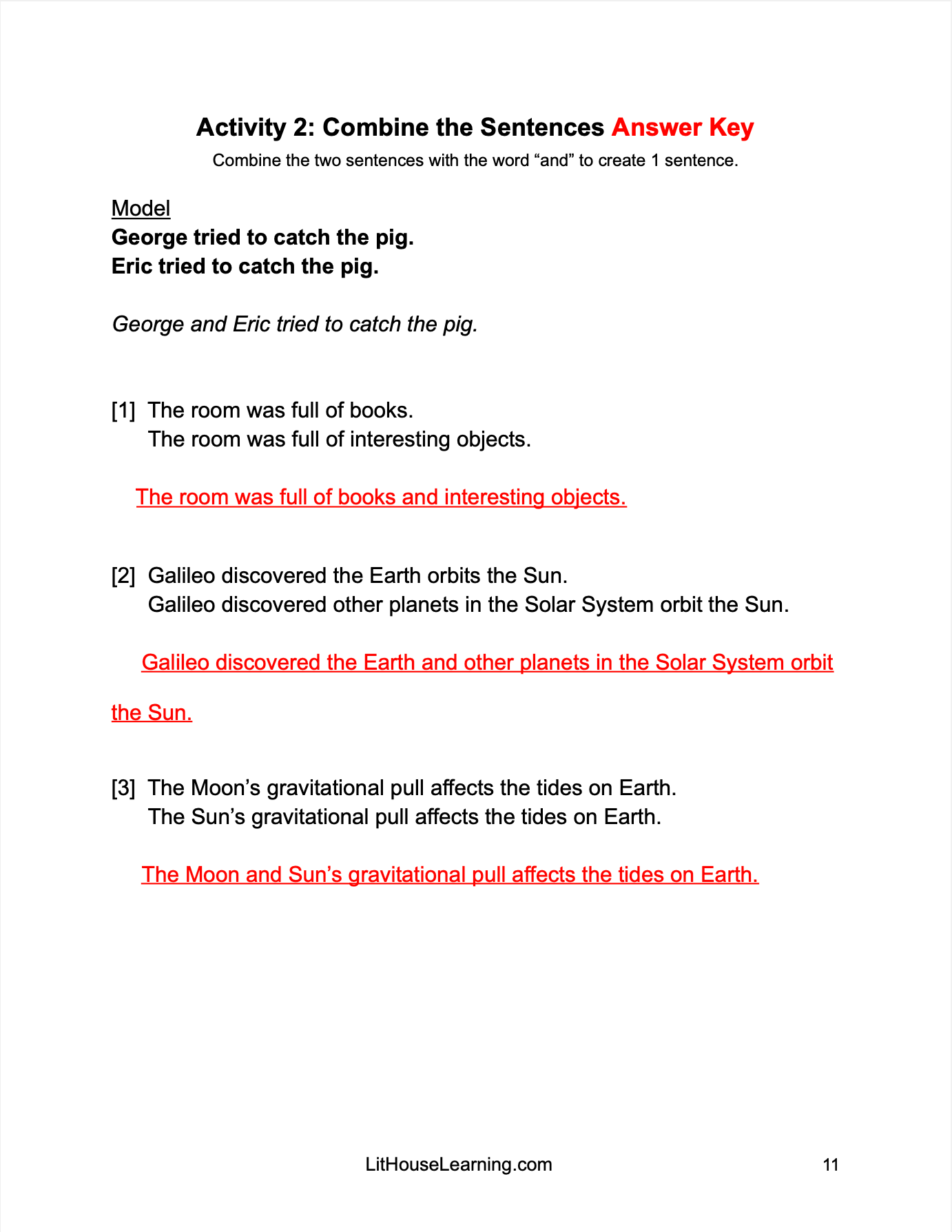 George's Secret Key to the Universe Novel Study