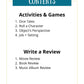 Writing Games & Activities